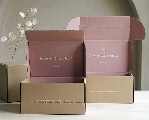 Sustainable shipping boxes
